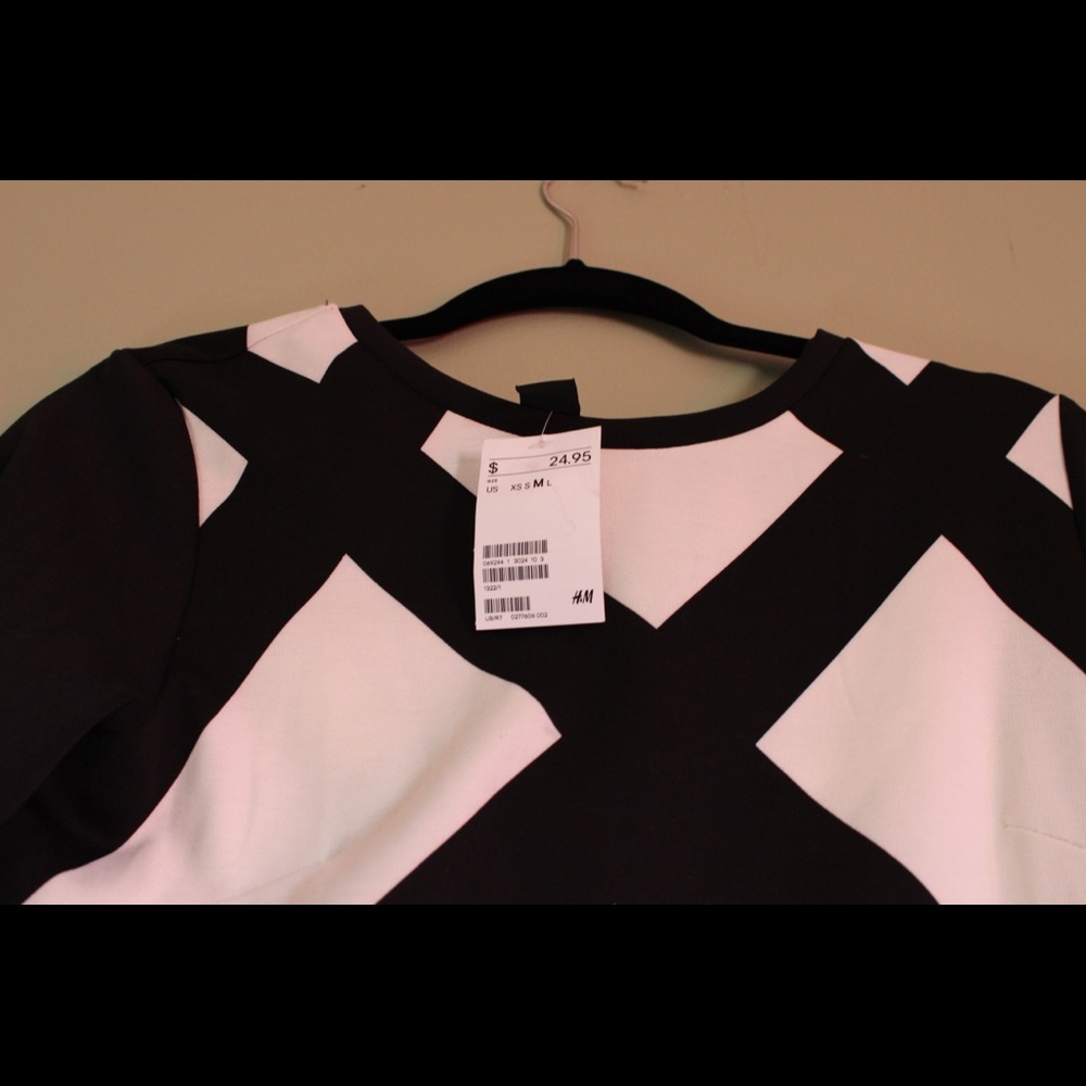 H&M Color Block Dress Size M